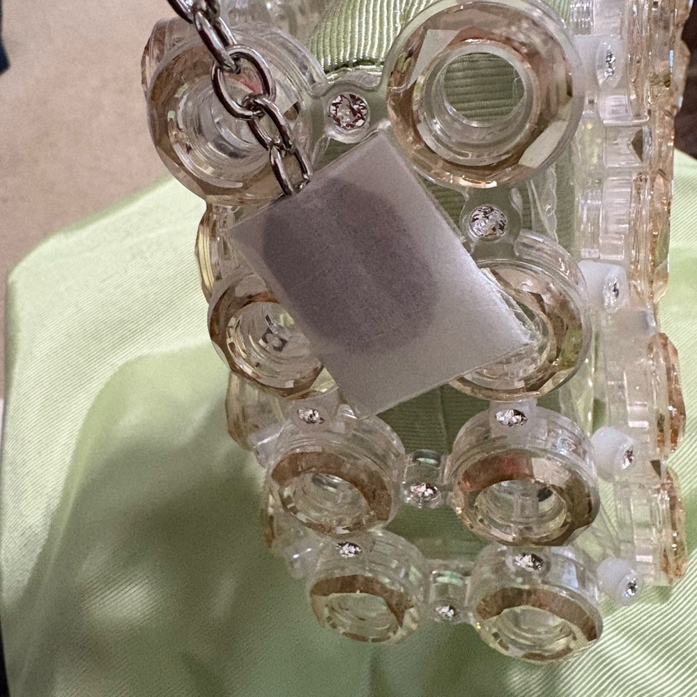 Swarovski bag -Gold tone, Gold-tone plated